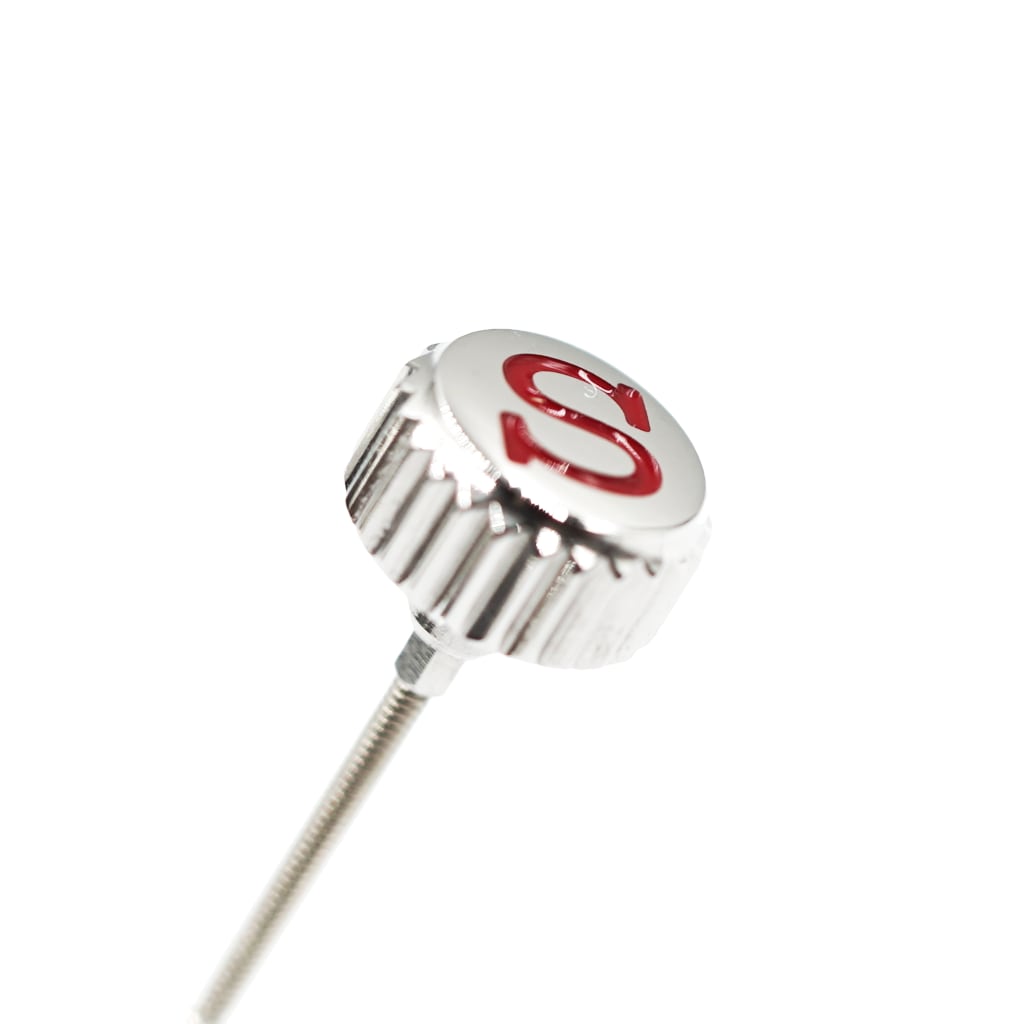 SKX013 Big Crown - Coin Edge - Signed S in Red - - - - Lucius Atelier - Swiss Quality Seiko Watch Mod Parts