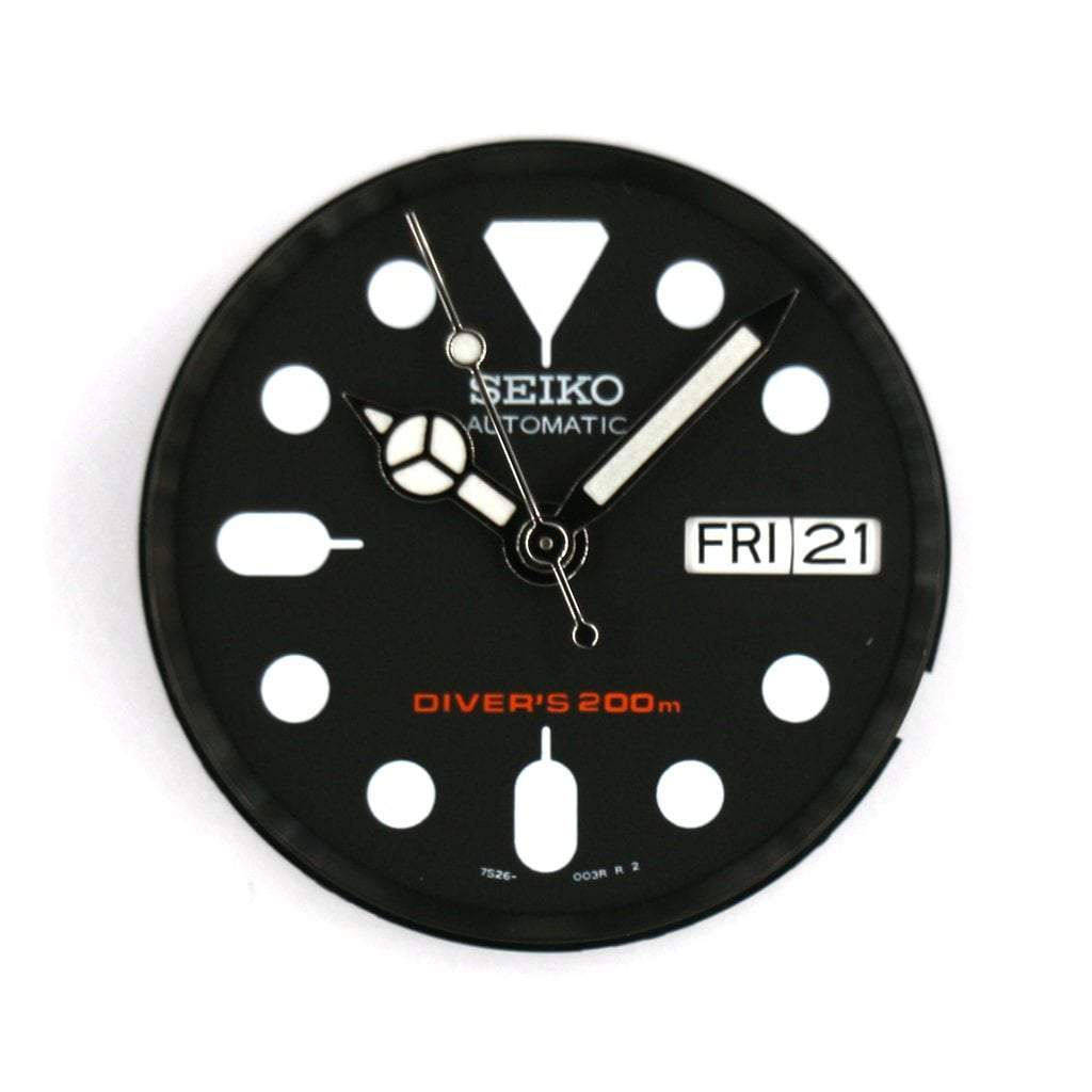 SKX013 Brushed Black Chapter Ring - - - - Lucius Atelier - Swiss Quality Seiko Watch Mod Parts