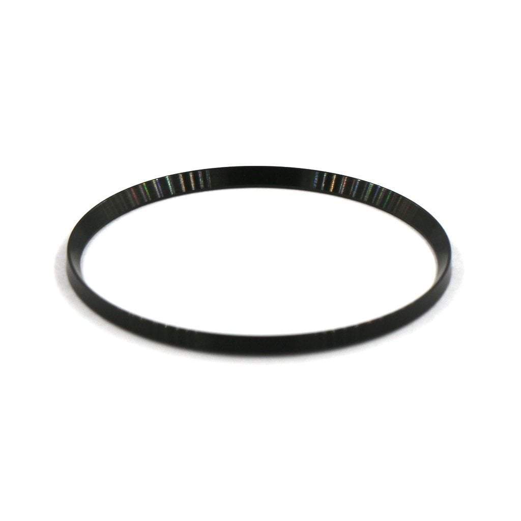SKX013 Brushed Black Chapter Ring - - - - Lucius Atelier - Swiss Quality Seiko Watch Mod Parts