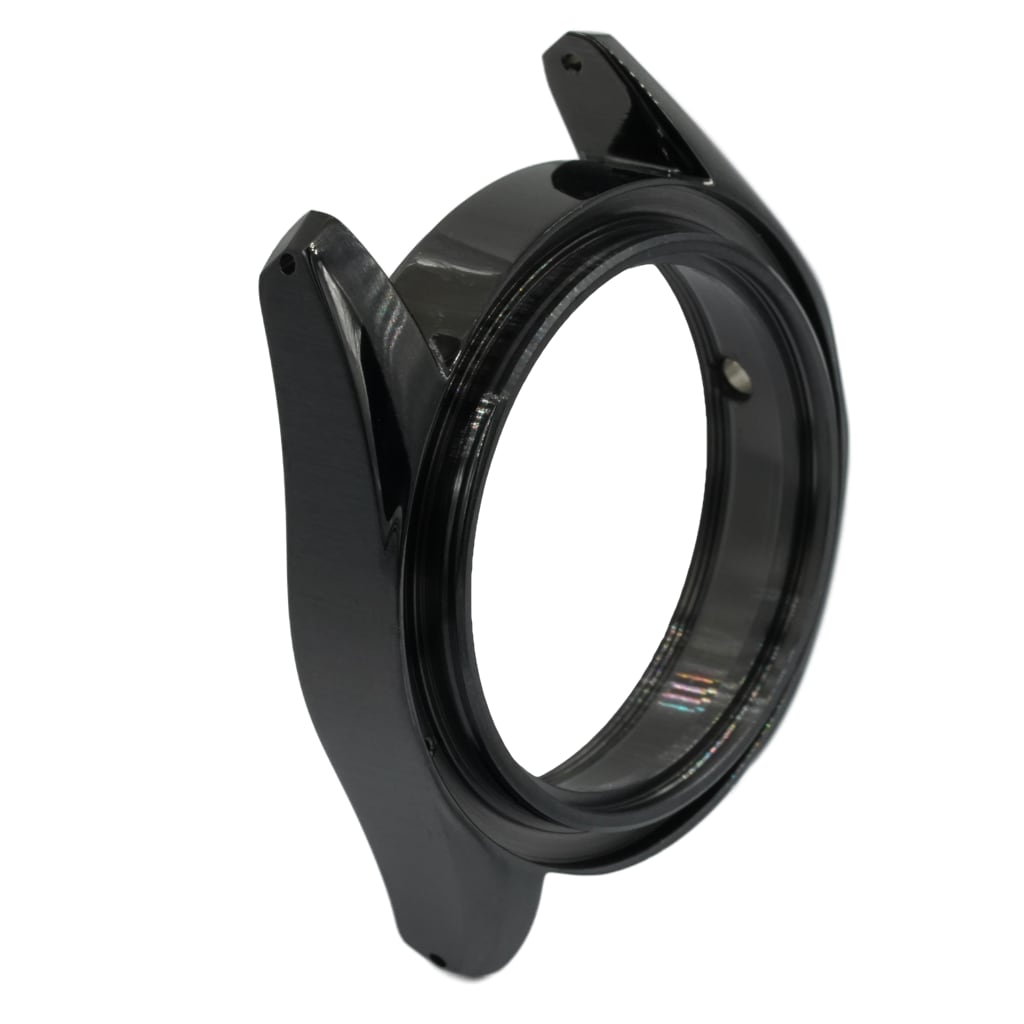 SKX013 GS Diver Watch Case - 36mm (DLC BLACK EDITION) [NH34-Ready] - - - - Lucius Atelier - Swiss Quality Seiko Watch Mod Parts