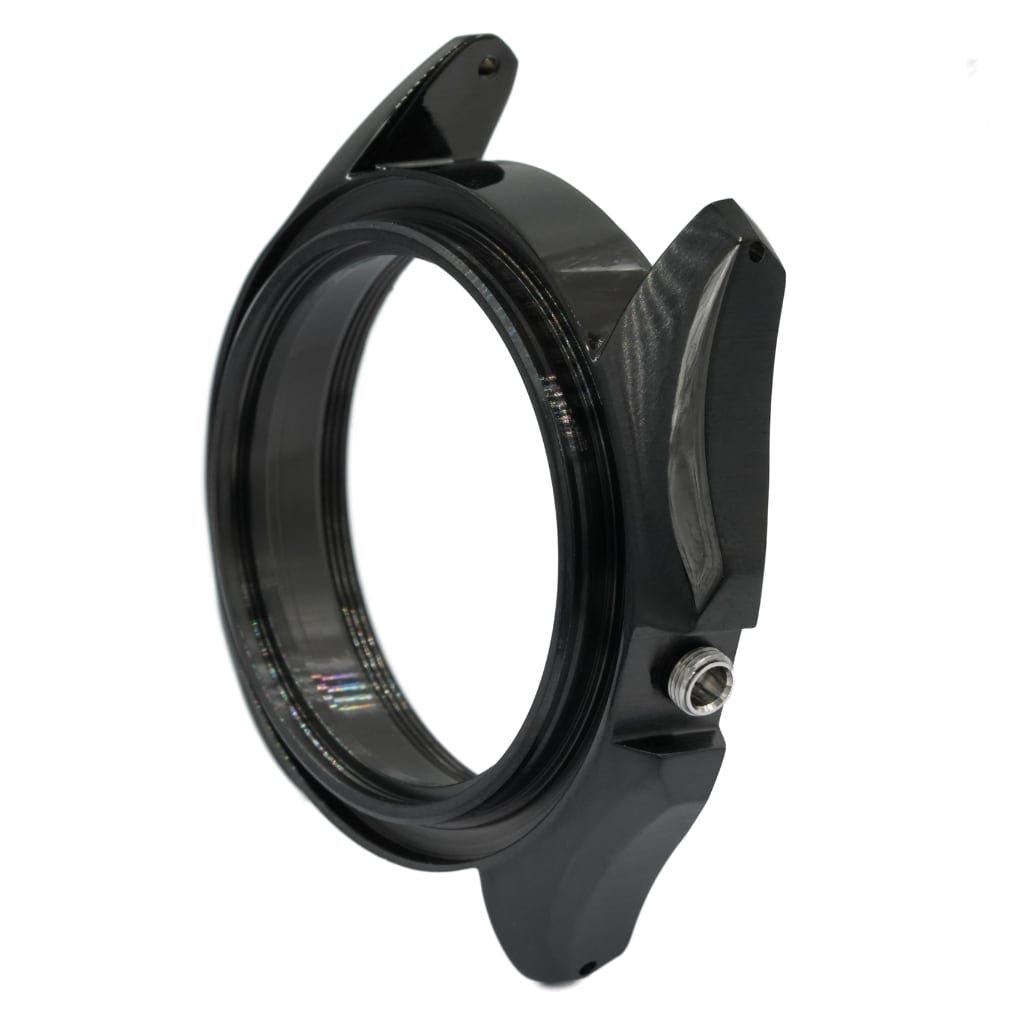 SKX013 GS Diver Watch Case - 36mm (DLC BLACK EDITION) [NH34-Ready] - - - - Lucius Atelier - Swiss Quality Seiko Watch Mod Parts