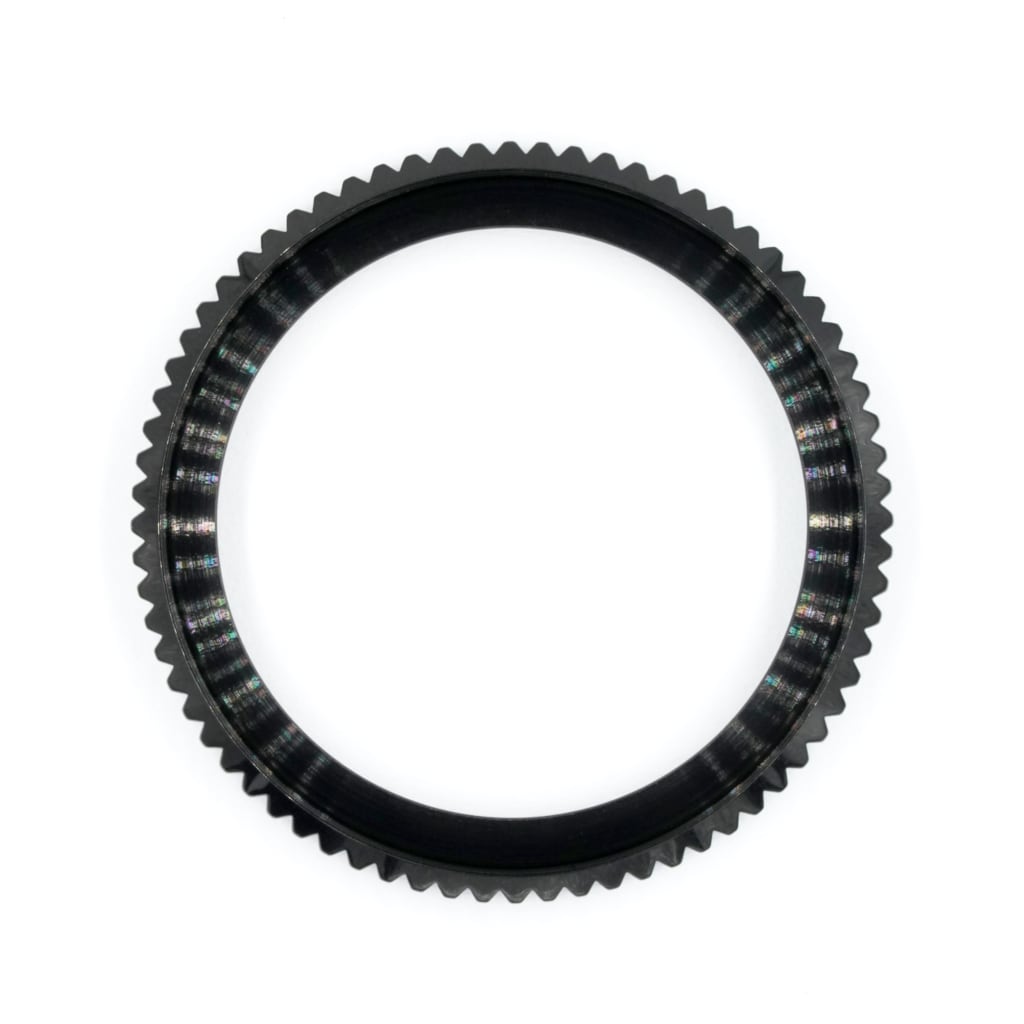 SKX013 MM300 Bezel - Polished (DLC BLACK EDITION) - - - - Lucius Atelier - Swiss Quality Seiko Watch Mod Parts