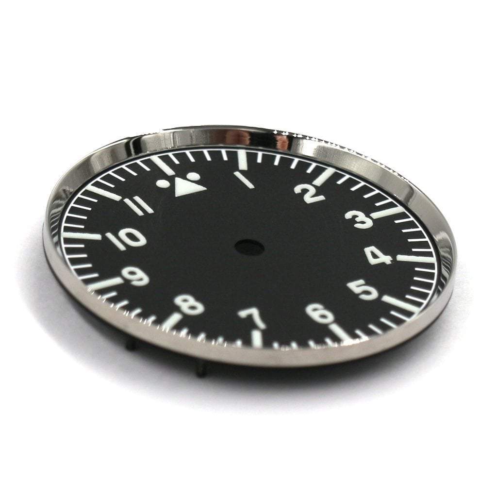 SKX013 Mirror Polished Silver Chapter Ring - - - - Lucius Atelier - Swiss Quality Seiko Watch Mod Parts