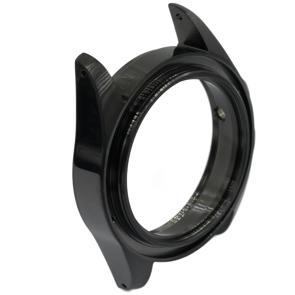 SKX013 Submariner Watch Case - 36mm (DLC BLACK EDITION) [NH34-Ready] - - - - Lucius Atelier - Swiss Quality Seiko Watch Mod Parts