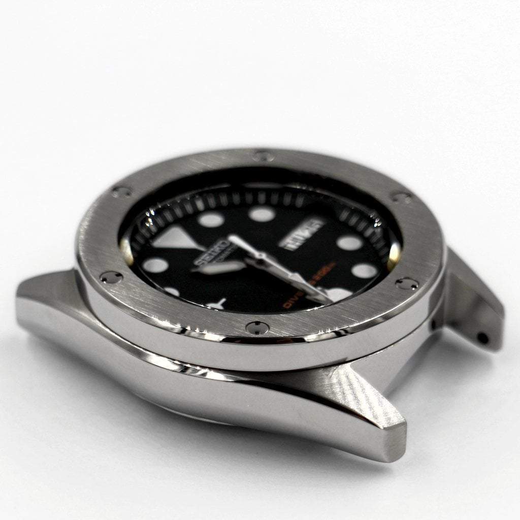 SKX013 The Big Bang Bezel - Silver - - - - Lucius Atelier - Swiss Quality Seiko Watch Mod Parts