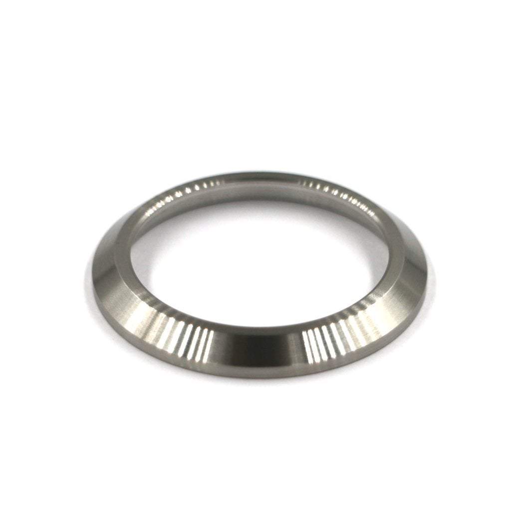 SKX013 The Pilot Bezel - Silver Brushed - - - - Lucius Atelier - Swiss Quality Seiko Watch Mod Parts