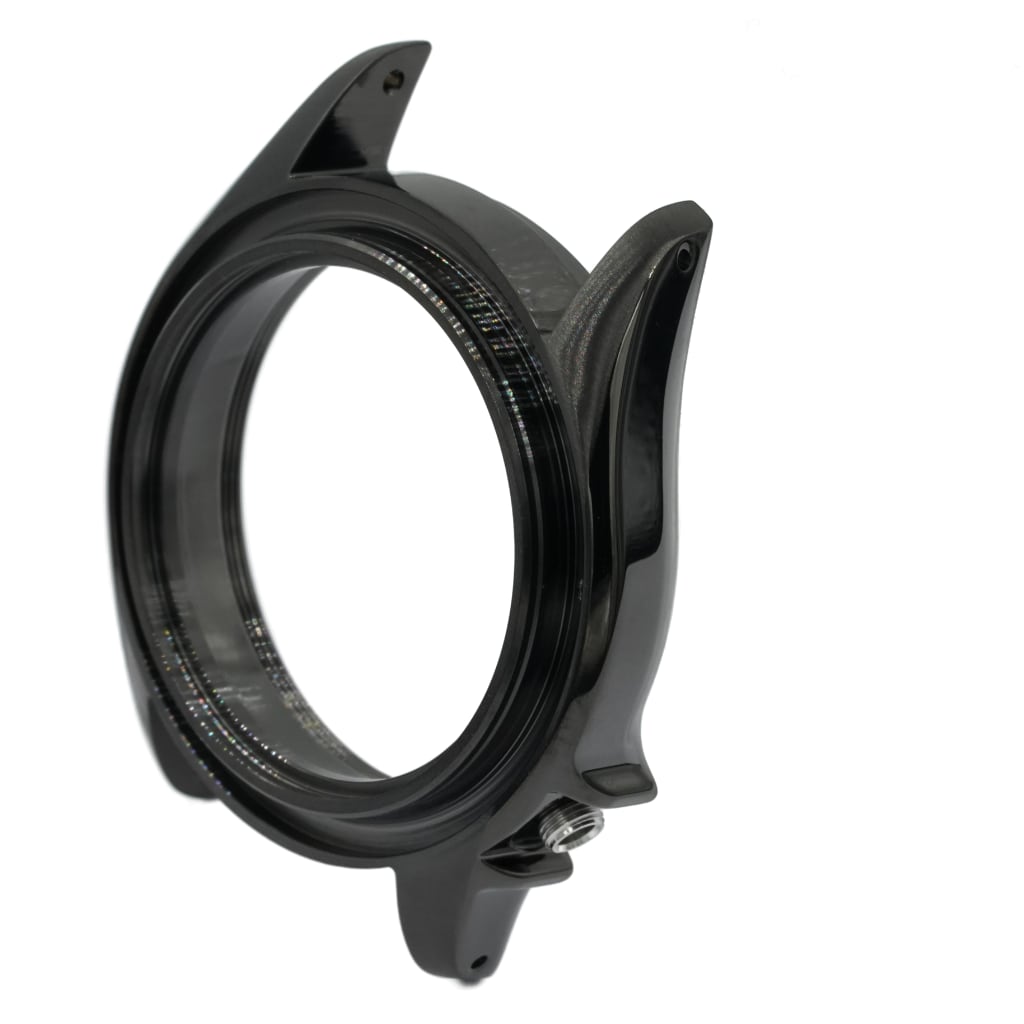 SKX013 Watch Case - 38mm (DLC BLACK EDITION) [NH34-Ready] - - - - Lucius Atelier - Swiss Quality Seiko Watch Mod Parts