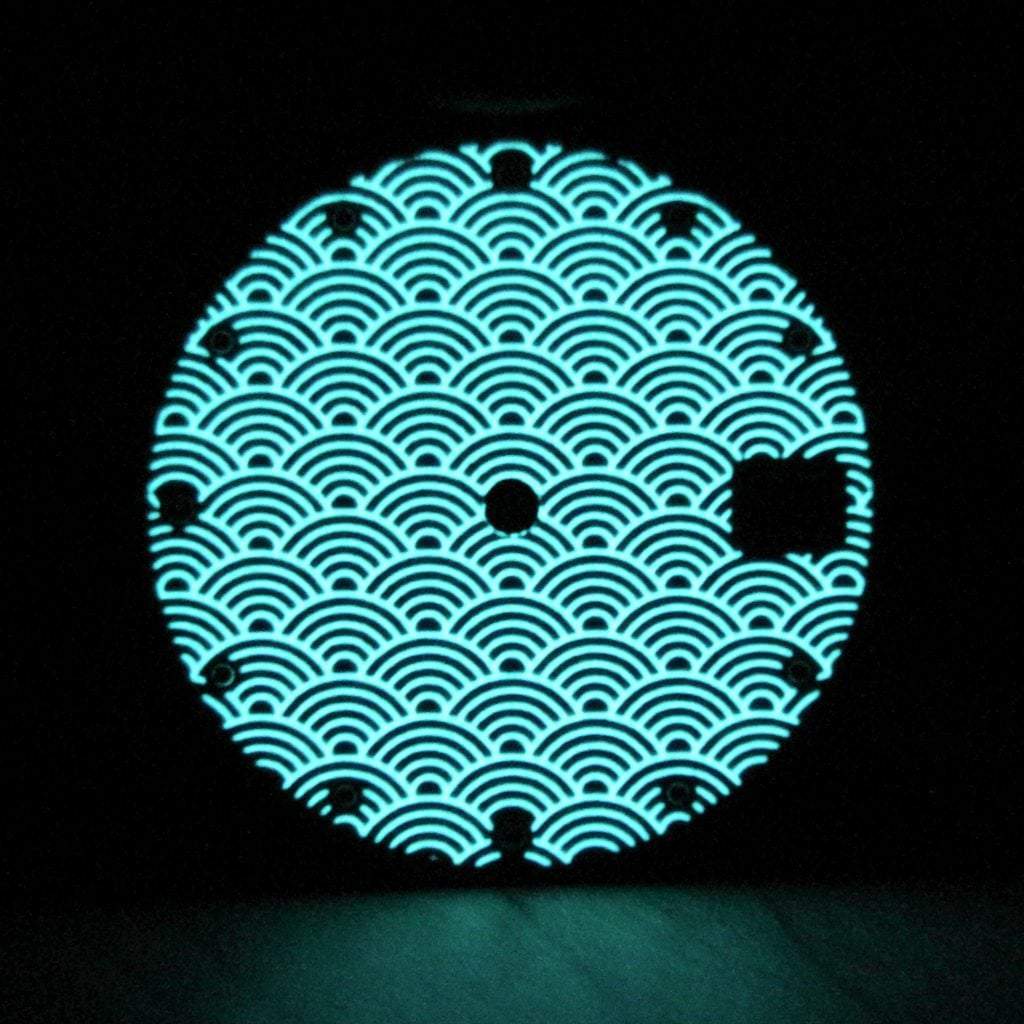 Seigaiha Dial (Date) - - - - Lucius Atelier - Swiss Quality Seiko Watch Mod Parts