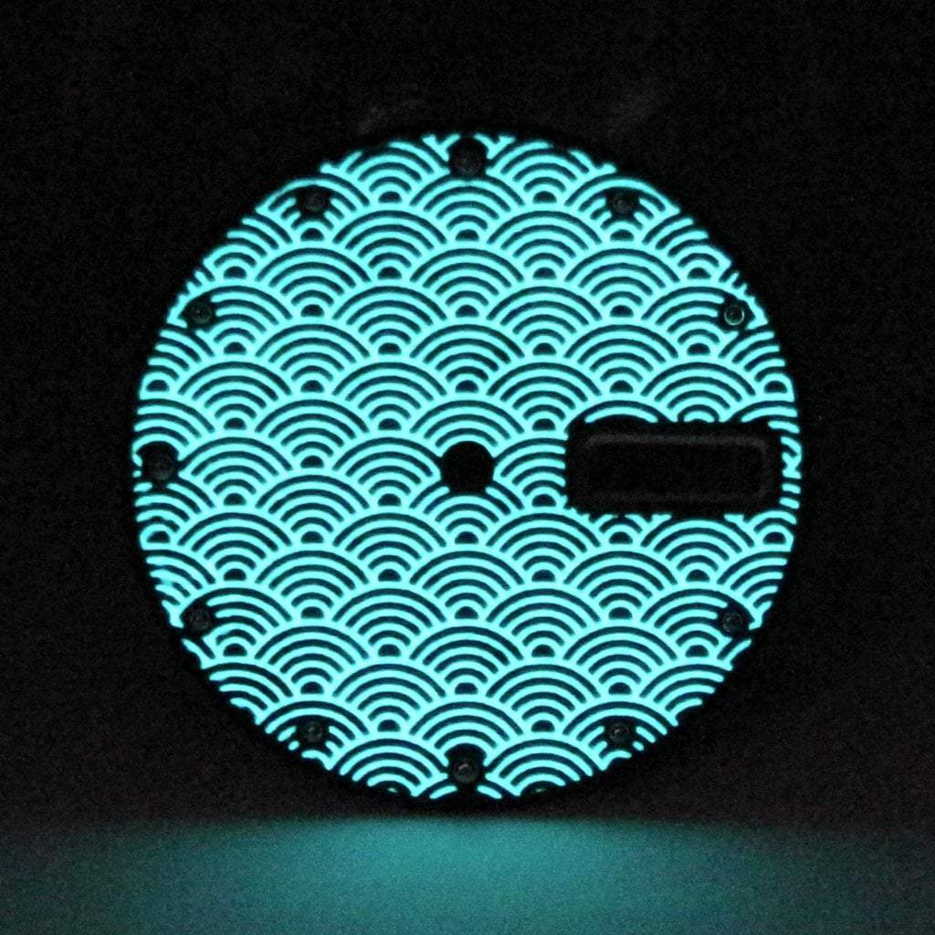 Seigaiha Dial (Day Date) - - - - Lucius Atelier - Swiss Quality Seiko Watch Mod Parts