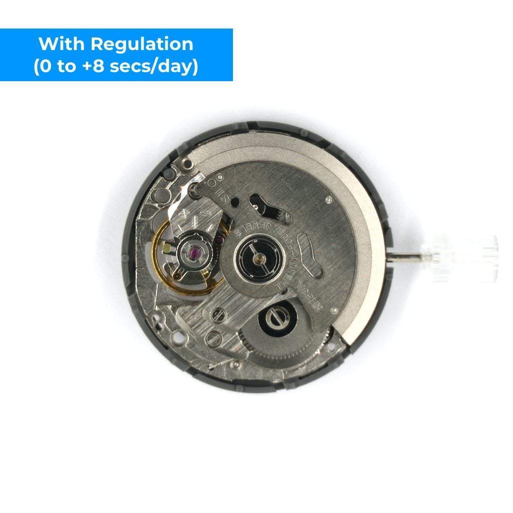 Seiko (TMI) NH38 Automatic Movement - Open Heart - Regulated (0 to +8 secs/day) - - - Lucius Atelier - Swiss Quality Seiko Watch Mod Parts