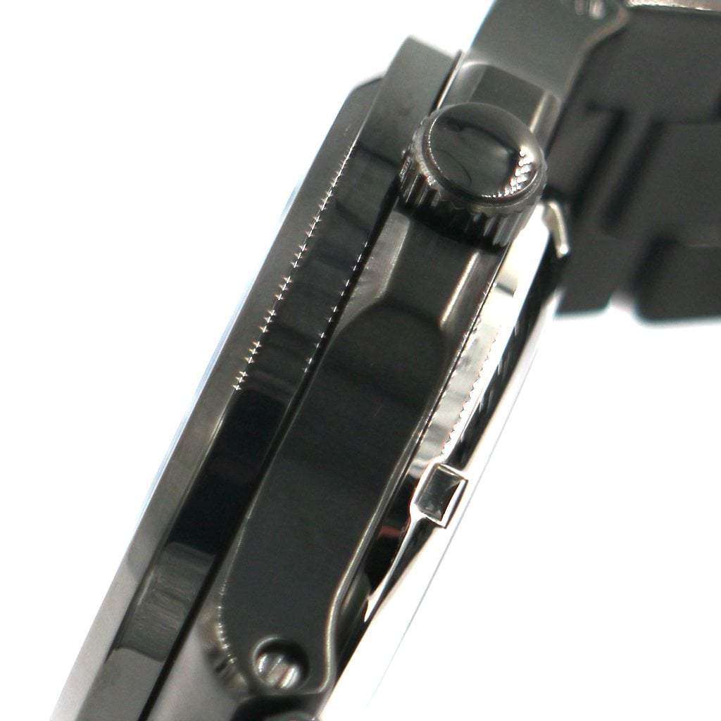 Seikonaut Watch Case (DLC BLACK EDITION) - 40mm - - - - Lucius Atelier - Swiss Quality Seiko Watch Mod Parts