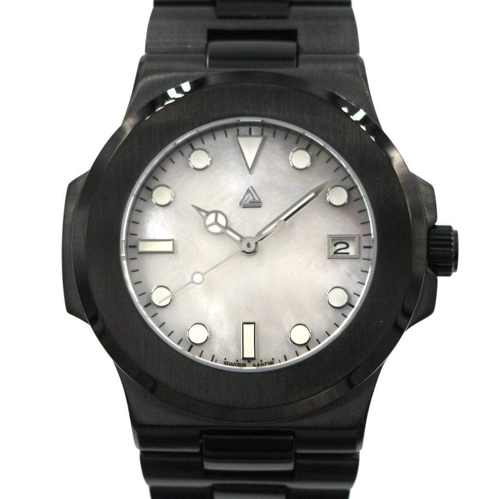 Seikonaut Watch Case (DLC BLACK EDITION) - 40mm - - - - Lucius Atelier - Swiss Quality Seiko Watch Mod Parts