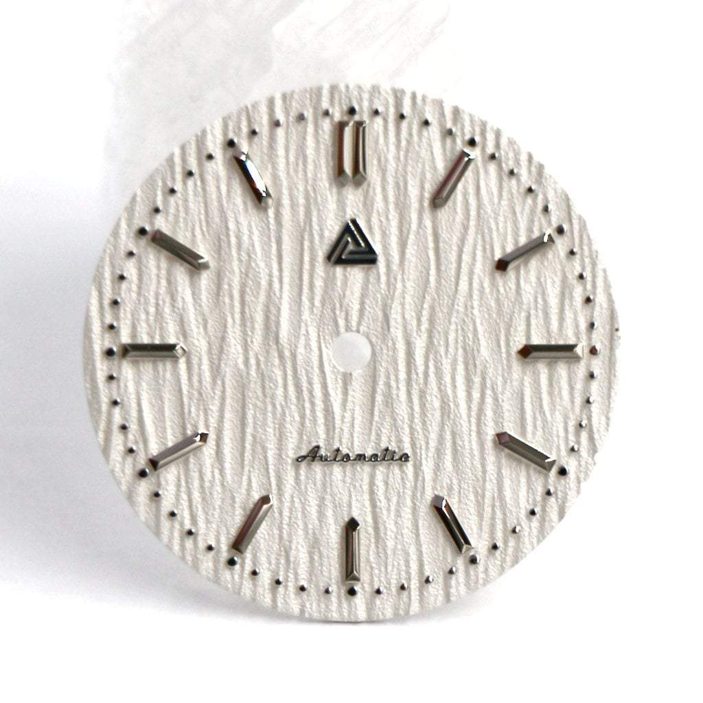 Shirakaba White Birch Tree Dial (No Date) - - - - Lucius Atelier - Swiss Quality Seiko Watch Mod Parts