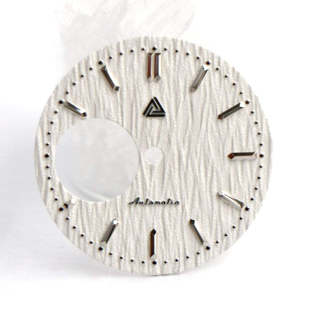 Shirakaba White Birch Tree Dial (Open Heart) - - - - Lucius Atelier - Swiss Quality Seiko Watch Mod Parts