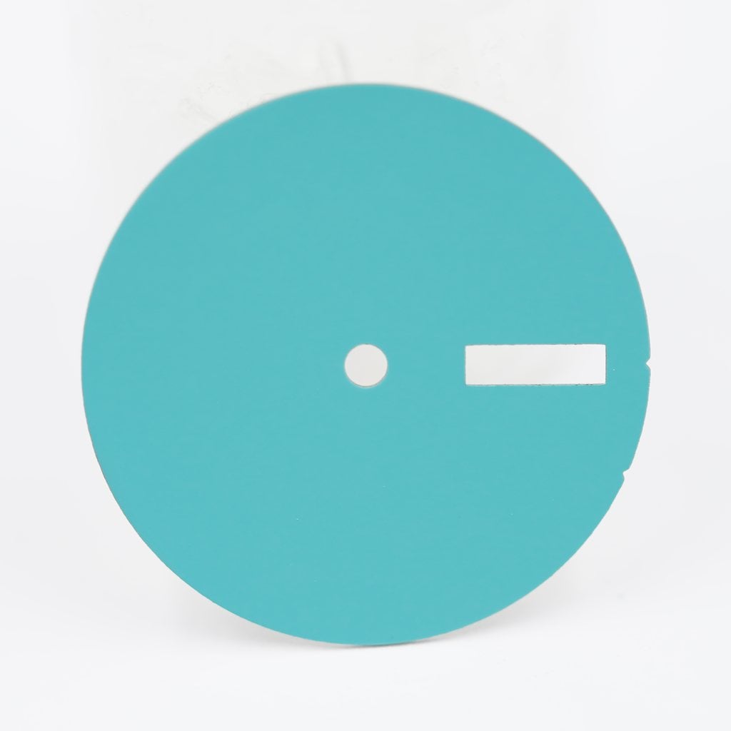 Sterile Turquoise Enamel Dial (Day Date) - 1 - - - Lucius Atelier - Swiss Quality Seiko Watch Mod Parts