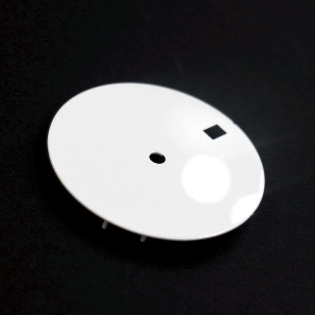 Sterile White Enamel Dial (Date) - 1 - - - Lucius Atelier - Swiss Quality Seiko Watch Mod Parts