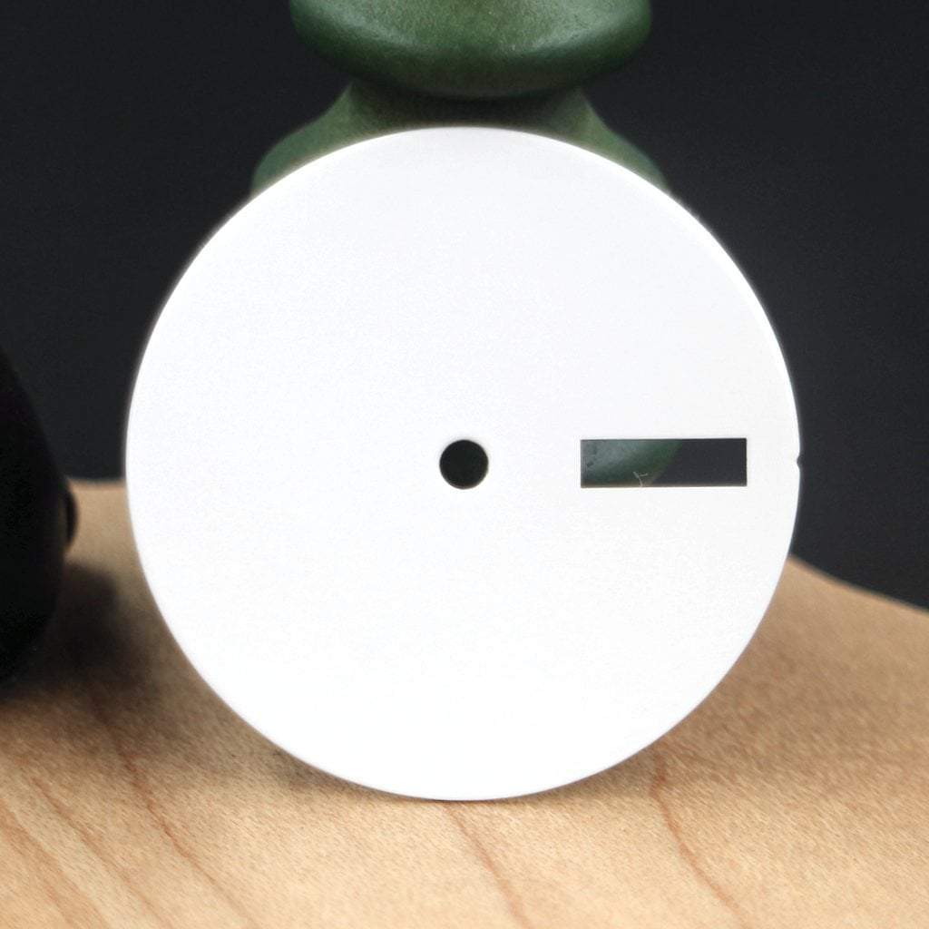 Sterile White Enamel Dial (Day Date) - 1 - - - Lucius Atelier - Swiss Quality Seiko Watch Mod Parts