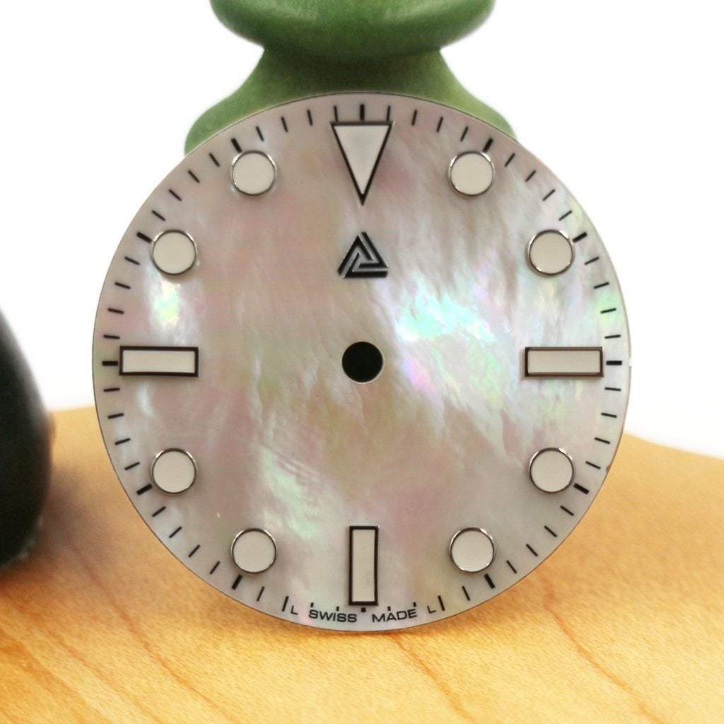 Submariner Dial - Mother of Pearl Edition (No Date) - - - - Lucius Atelier - Swiss Quality Seiko Watch Mod Parts