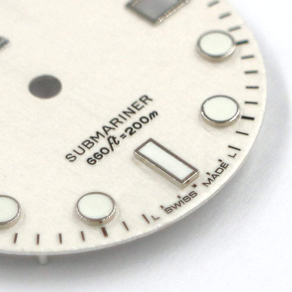 Submariner Dial - Snowflake Edition (Date) - - - - Lucius Atelier - Swiss Quality Seiko Watch Mod Parts
