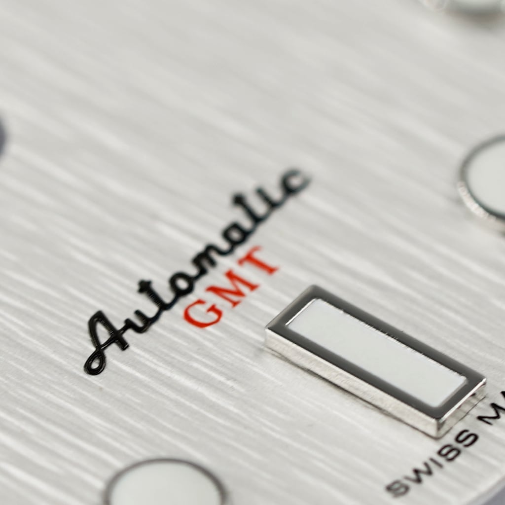 Submariner GMT Dial - Snowflake [For NH34] - - - - Lucius Atelier - Swiss Quality Seiko Watch Mod Parts