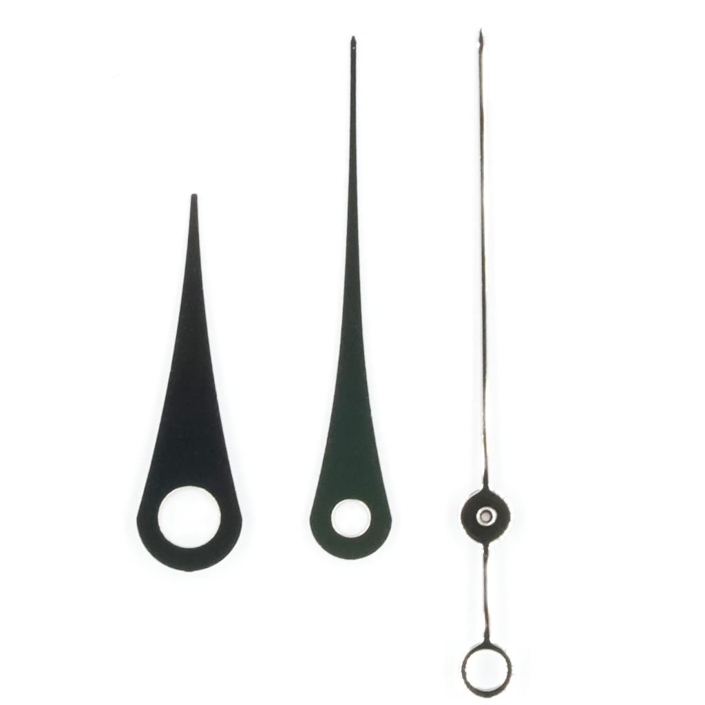 Teardrop Needle Hands - Polished Silver - - - - Lucius Atelier - Swiss Quality Seiko Watch Mod Parts