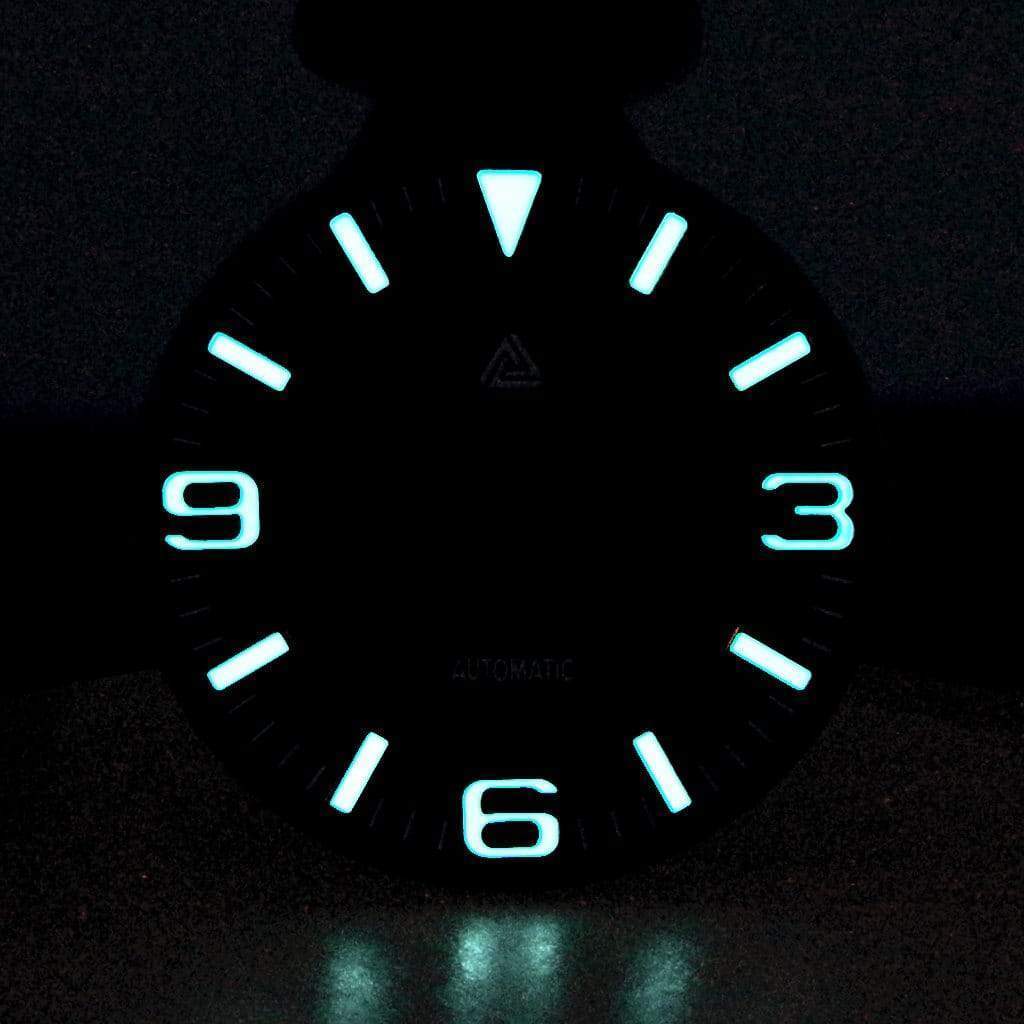 Terra Explorer Dial - 3 o&#39;clock - - - Lucius Atelier - Swiss Quality Seiko Watch Mod Parts