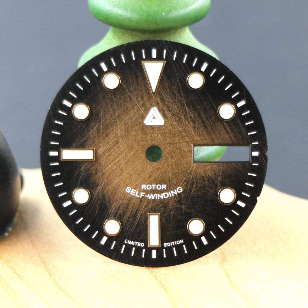 The Bronze Medallion Diver Dial - Gold Edition (Day Date) - - - - Lucius Atelier - Swiss Quality Seiko Watch Mod Parts