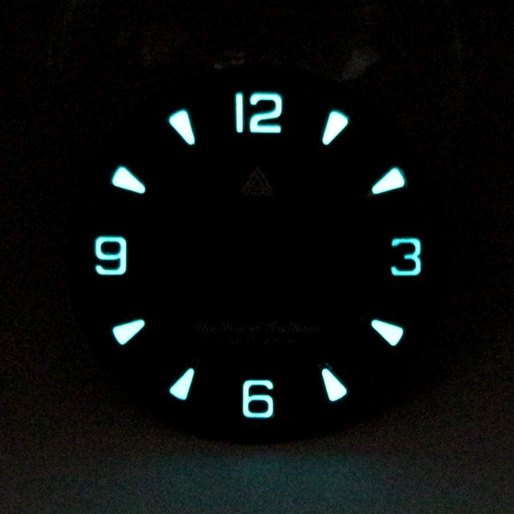 The Great Fathom Dial - Black - - - - Lucius Atelier - Swiss Quality Seiko Watch Mod Parts