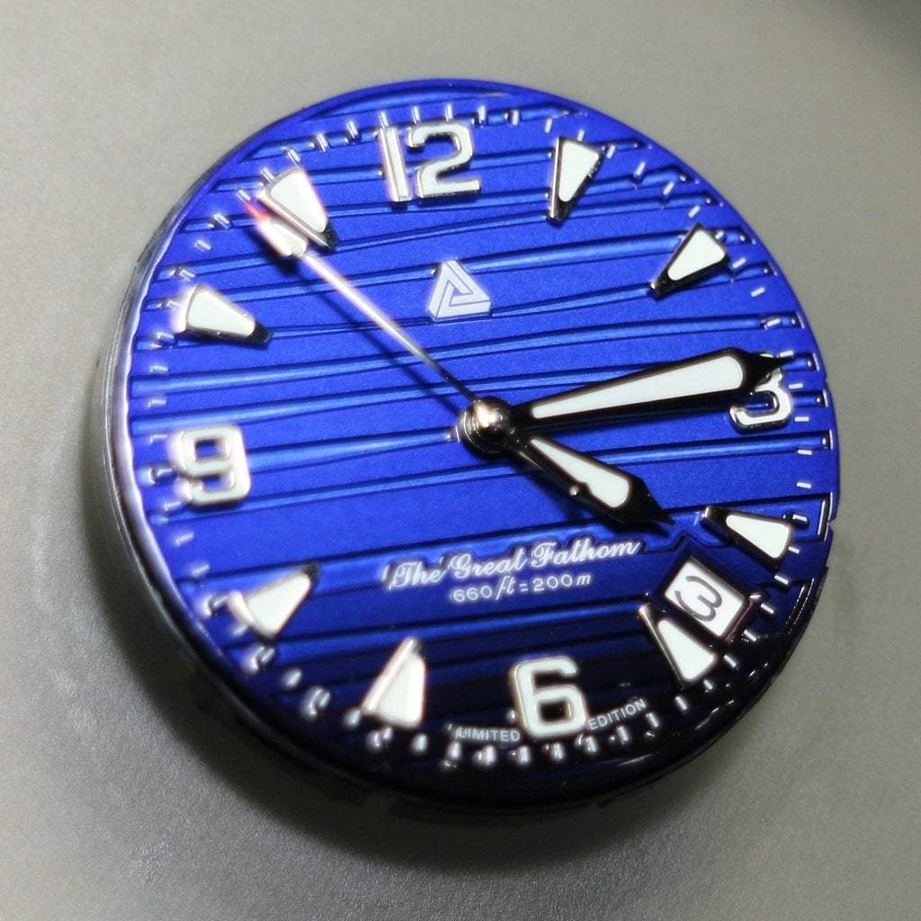 The Great Fathom Dial - Save The Ocean - - - - Lucius Atelier - Swiss Quality Seiko Watch Mod Parts