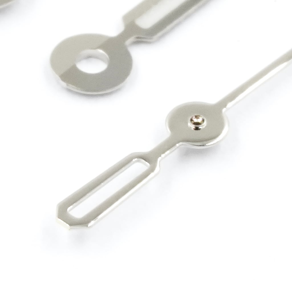 The Great Oak Hands - Polished Silver - BGW9 Grade A - - - Lucius Atelier - Swiss Quality Seiko Watch Mod Parts