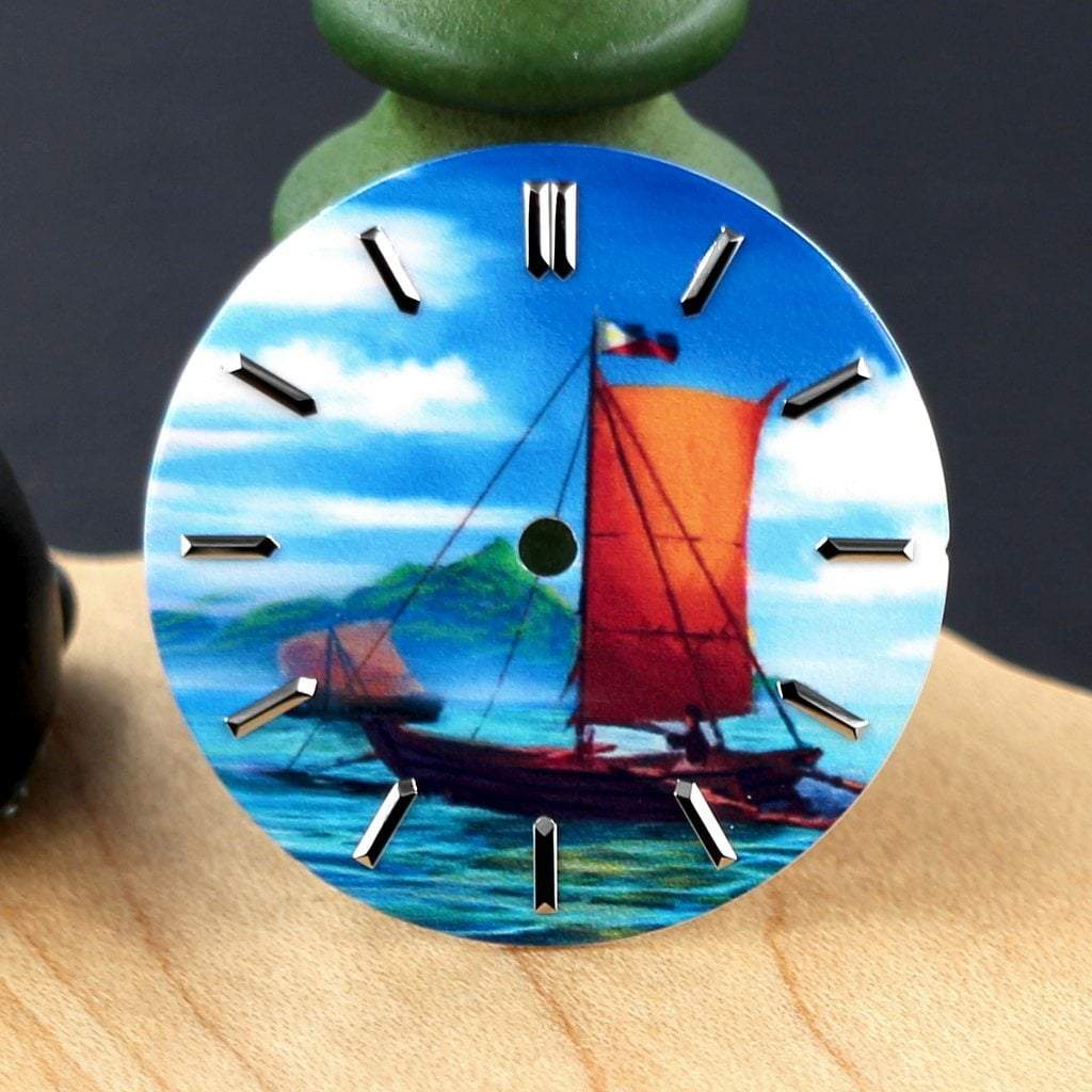 Tribute to Philippines Seafarers Dial - Day (No Date) - - - - Lucius Atelier - Swiss Quality Seiko Watch Mod Parts