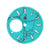 Turquoise Crystal Dial (Open Heart) - - - - Lucius Atelier - Swiss Quality Seiko Watch Mod Parts