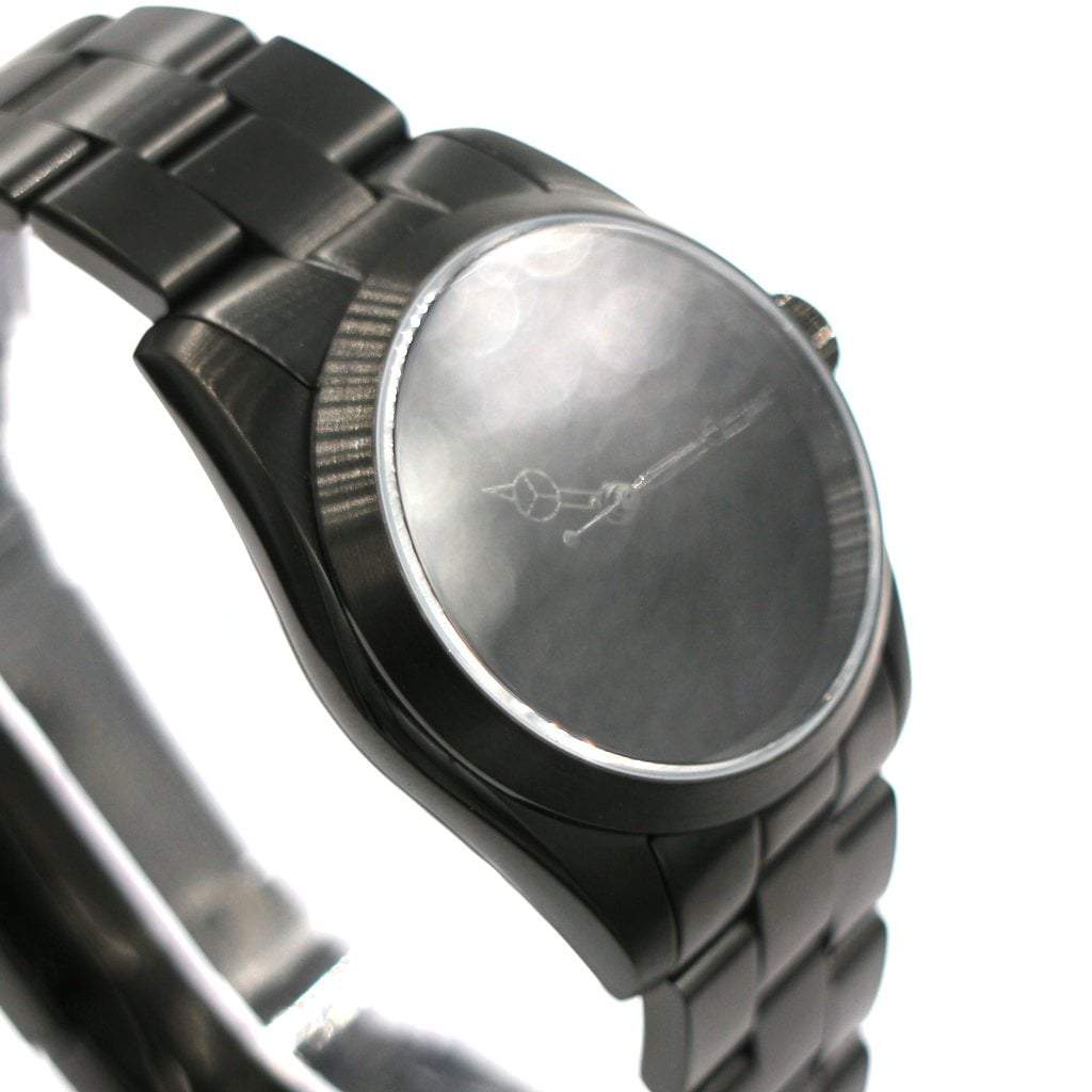 World&#39;s Blackest Black Mod 001 - - - - Lucius Atelier - Swiss Quality Seiko Watch Mod Parts