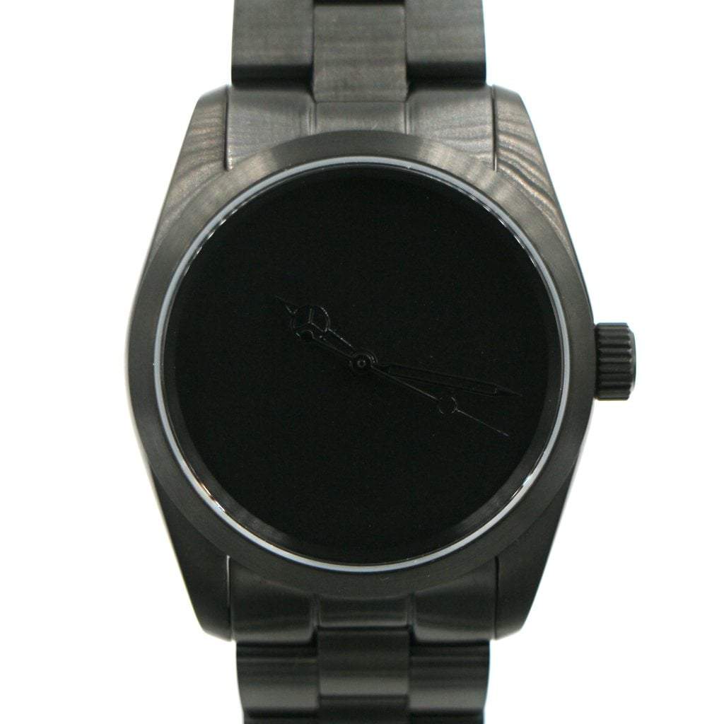 World's Blackest Black Mod 001 - - - - Lucius Atelier - Swiss Quality Seiko Watch Mod Parts