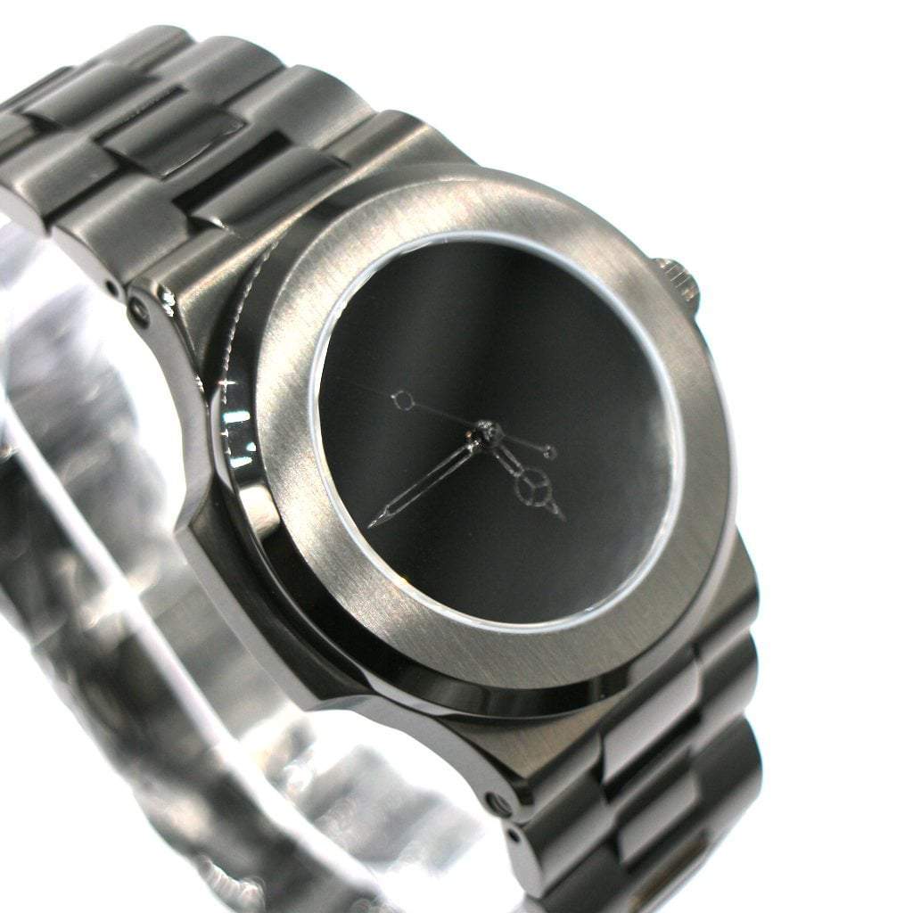 World&#39;s Blackest Black Mod 005 - - - - Lucius Atelier - Swiss Quality Seiko Watch Mod Parts