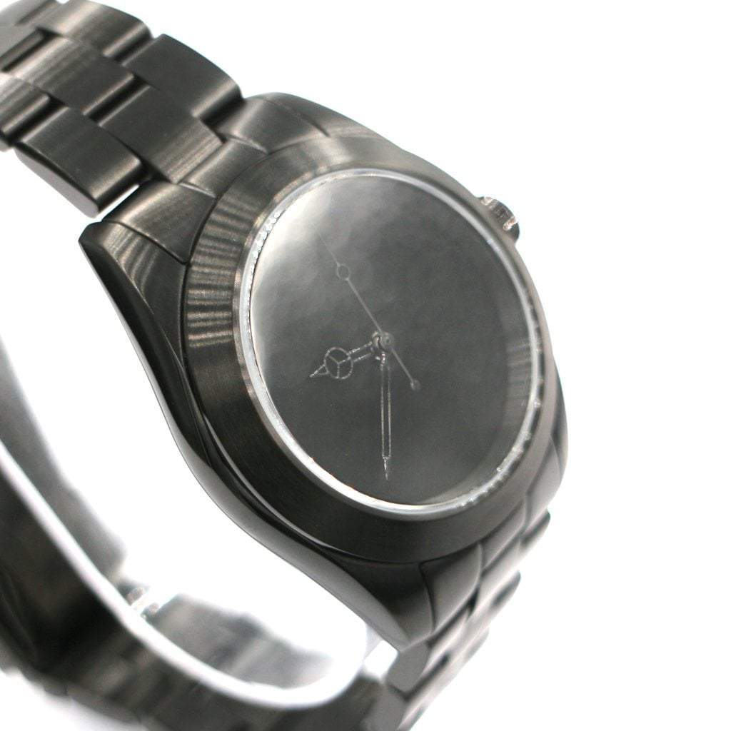 World&#39;s Blackest Black Mod 006 - - - - Lucius Atelier - Swiss Quality Seiko Watch Mod Parts