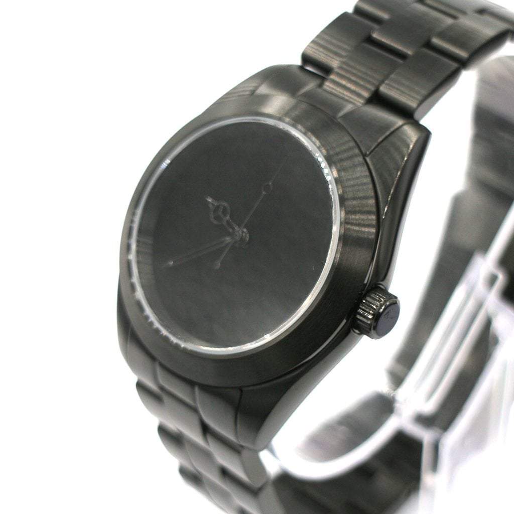 World&#39;s Blackest Black Mod 006 - - - - Lucius Atelier - Swiss Quality Seiko Watch Mod Parts
